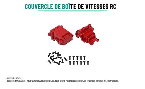 Couvercle De Bo Te De Vitesses Rc Remplacement Du Bo Tier De