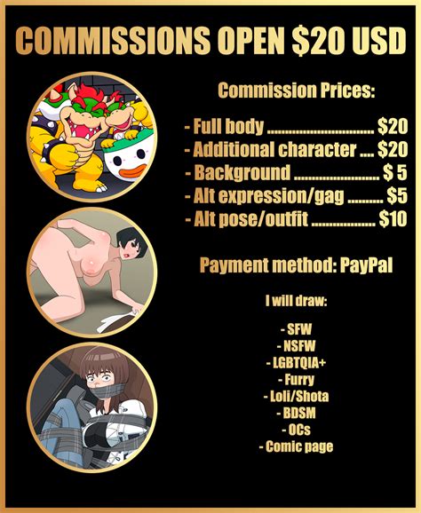 Commissions Open By Higonfren Hentai Foundry