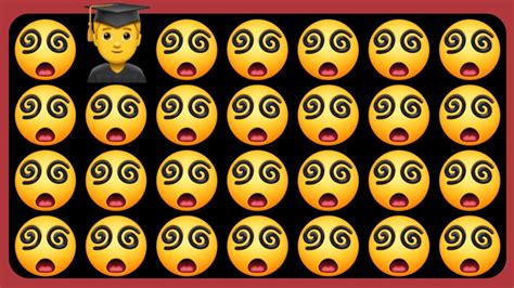 Encontre O Emoji Diferente Qu O Bons S O Seus Olhos Find The Odd