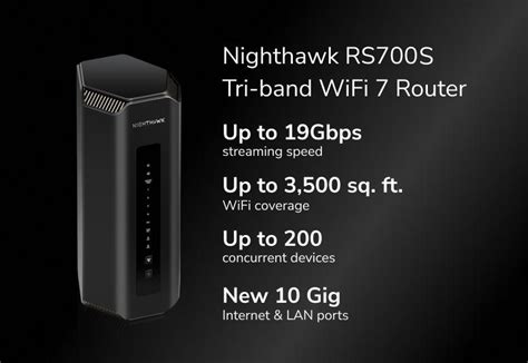 Rs S Nighthawk Tri Band Wifi Router Netgear