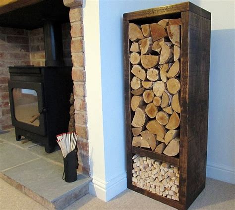 Log Store Indoor Log Holder Log Basket Wood Burner Log Storage Kindling Firewood Storage - Etsy