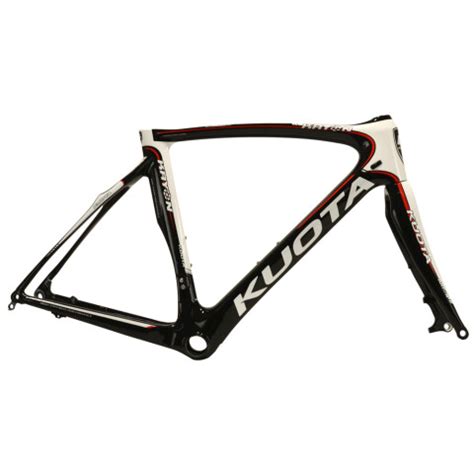 Kuota Frameset Kryon Disc Carbon White Red Fork Seatpost Size L Ku