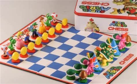 Super Mario Collector's Chess Set Review + Fun Facts About Mario