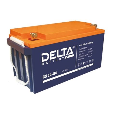 Аккумулятор Delta GX Xpert 12-80 12В 80Ач - Центр-АКБ