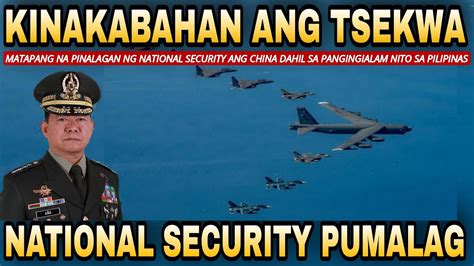 Pumalag Din National Security Ng Pilipinas Matapang Na Sinagot Ang