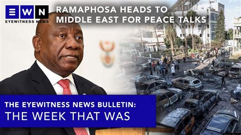 The Week That Was Ramaphosa Off To The Middle East Parly Fracas Boks