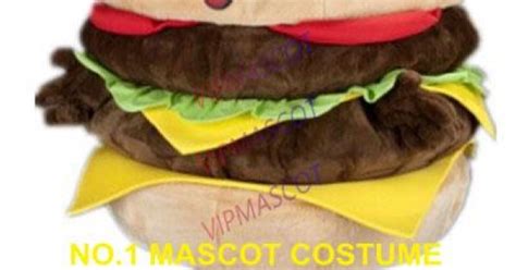 New Burger Mascot Costume Adult Size Cartoon Ham Hamburg Hamburger Fast Food Theme Anime Cosplay