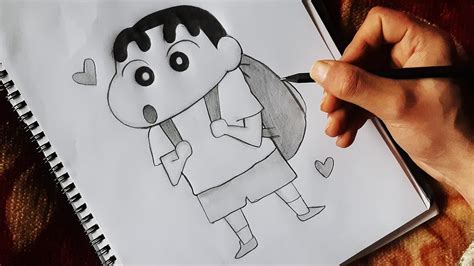 How To Draw Shinchan Step By Step Youtube