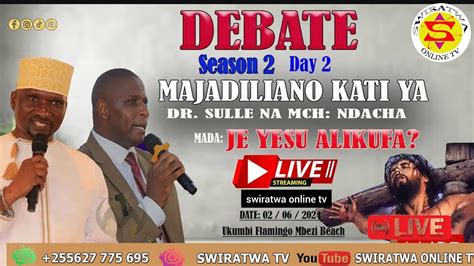 Live JE YESU ALIKUFA NA AKAFUFUKA MDAHALO WA KIELIM DR SULLE NA