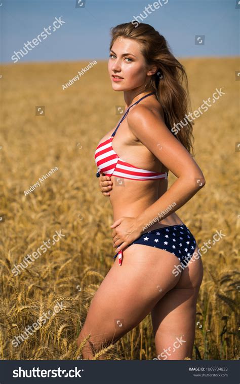 Back View Beautiful Blonde Woman Sexy Stock Photo Shutterstock