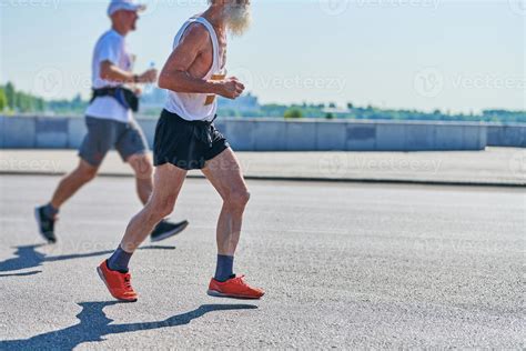 Running Old Man 21741686 Stock Photo At Vecteezy