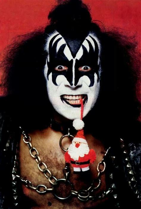 Merry Kissmas Gene Simmons Gene Simmons Kiss Kiss Artwork