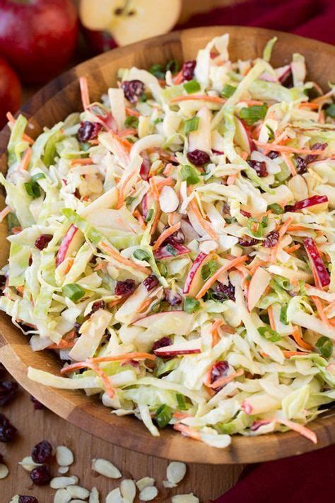 Ensalada De Col Con Manzana Y Almendra Recipe Slaw Recipes Easy