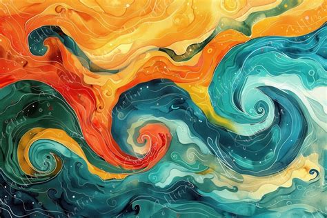 Abstract Color Waves Graphic By Sun Sublimation · Creative Fabrica