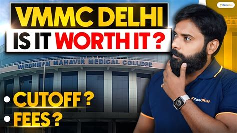 Vmmc Delhi Vardhman Mahavir Medical College Cutoff Fees Neet