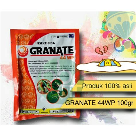 Jual Granate Wp Metomil Insektisida Spektrum Luas Gr