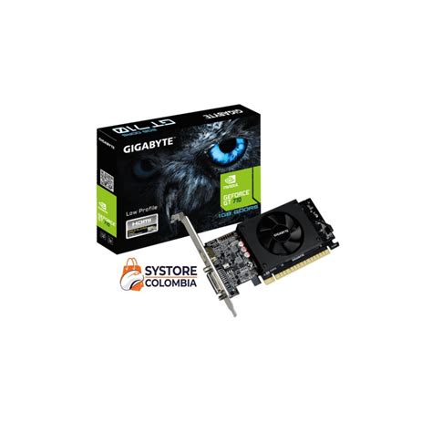 Tarjeta De Video Gigabyte Gt Gb Gddr Gv N D Gl