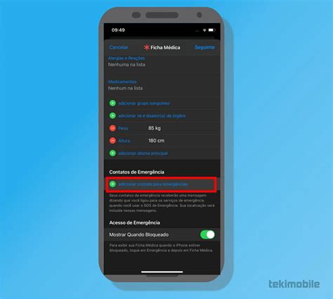 Como Configurar Contatos De Emerg Ncia No Iphone