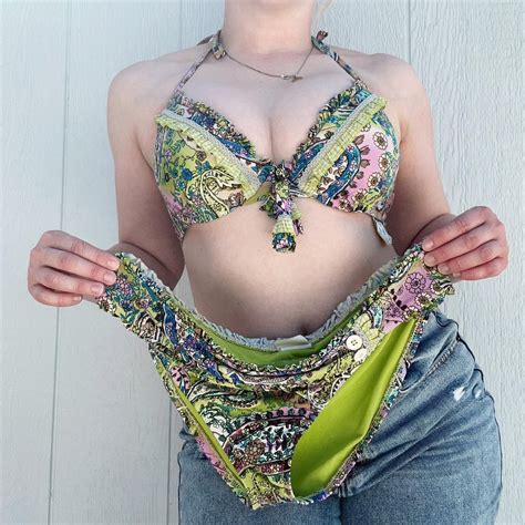 Y K Lucky Brand Bikini Absolutely Beautiful Depop