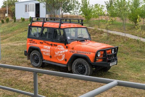 Armenia Tatev September 2022 A Bright SUV For Transporting Tourists