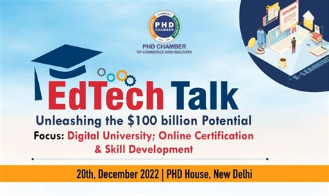 Edtech Talk Unleashing The 100 Billion Potential Phd Chamber