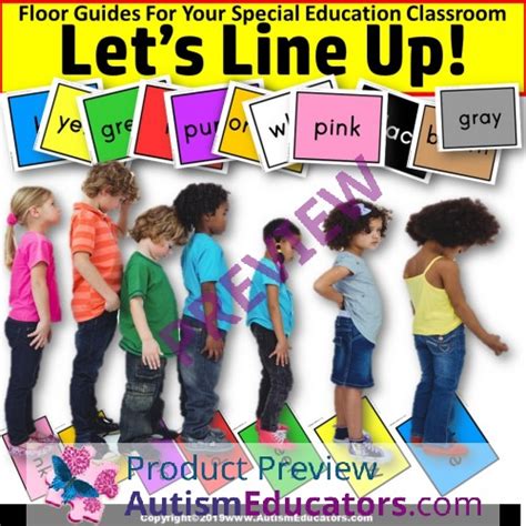 Beginning of School Year LINE UP FLOOR GUIDES Colors