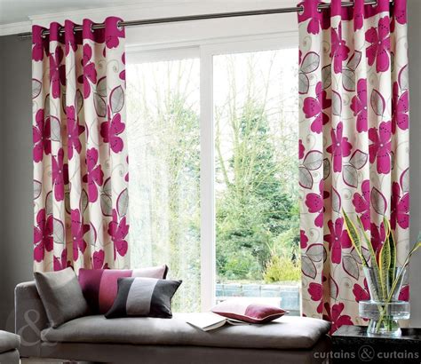 Honolulu Eyelet Luxury Lined Pink Curtain Pink Curtains Curtains