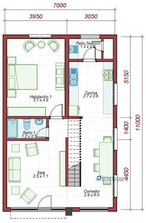 Diseños de Casas Planos y Fachadas DECIDE TU CASA Floor Plans