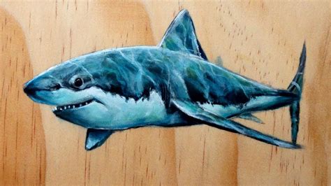 Shark Art Shark Tattoos Shark Painting - Riset