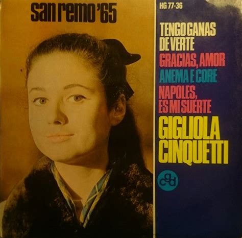 Gigliola Cinquetti San Remo