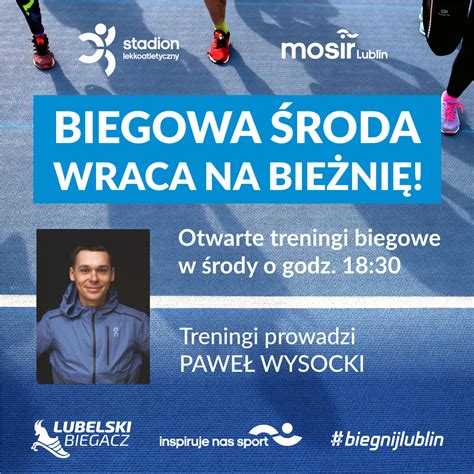 Biegowa środa otwarty trening biegowy Inspiruje Nas Sport MOSiR