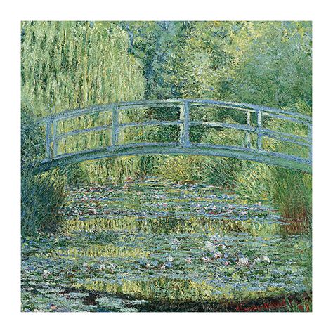 Affiche Claude Monet Le bassin aux nymphéas harmonie verte