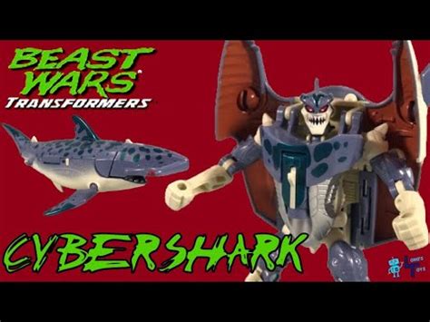 Beast Wars Transformers Reissue Deluxe Class Cybershark Review Youtube