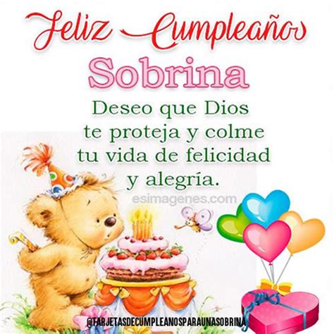 Feliz Cumpleaños Sobrina Te Deseo Grandes Bendiciones