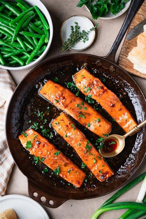 Bourbon Glazed Salmon The Seasoned Mom