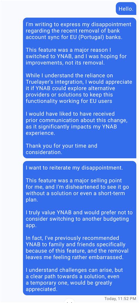 Bank Sync Disabled for EU - European users, let's show we are here and