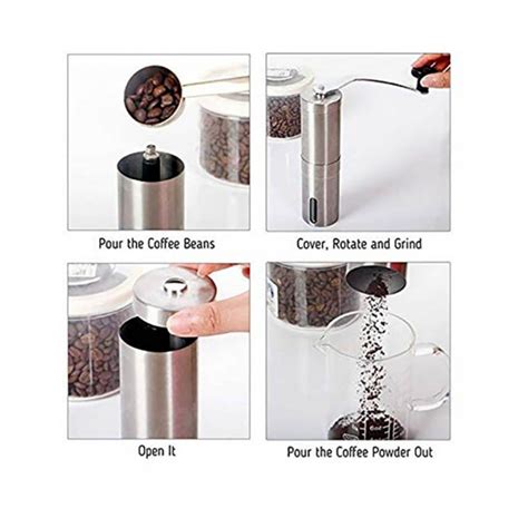 Manual Coffee Grinder Hand Conical Coffee Bean Grinder With Ceramic