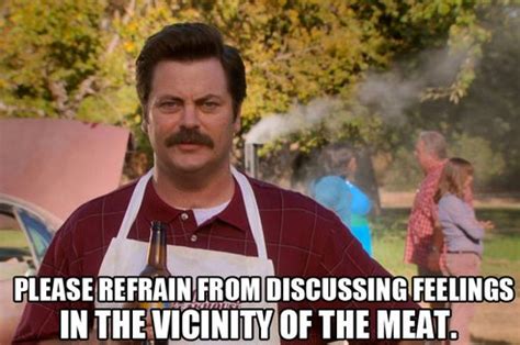 Ron Swanson – Quotes and Memes of a Meat-Eating Man – High Steaks