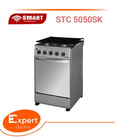 CUISINIERE SMART TECHNOLOGY 4 FEUX 50X50 INOX STC 5050SK Expert