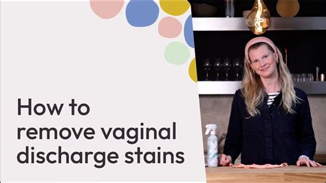 How To Remove Vaginal Discharge Stains Youtube