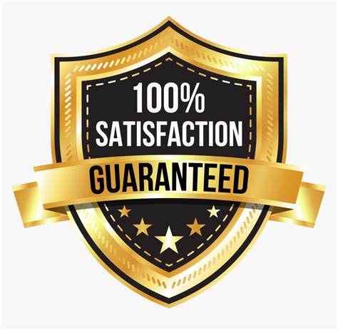 100 Satisfaction Guarantee Png Transparent Png Kindpng