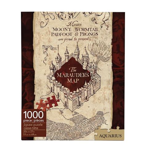 Harry Potter Marauders Map Puzzle 1000 Pc Sweet Janes T And Confectionary