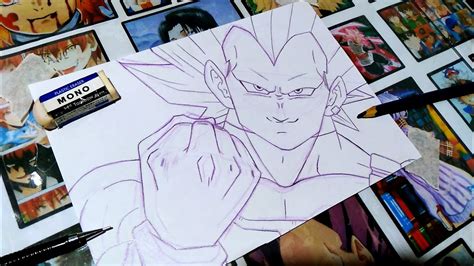 Como Desenhar O Vegeta Ego Superior Dragon Ball Super Speed Drawing