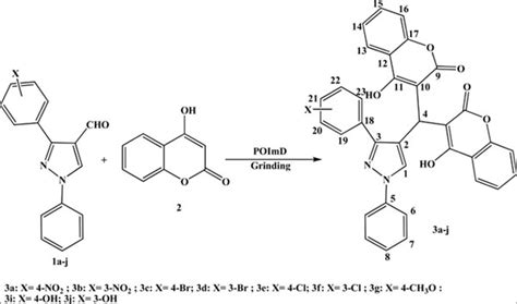 Grinding Synthesis Of Pyrazolyl Bis Coumarinyl Methanes Using Potassium