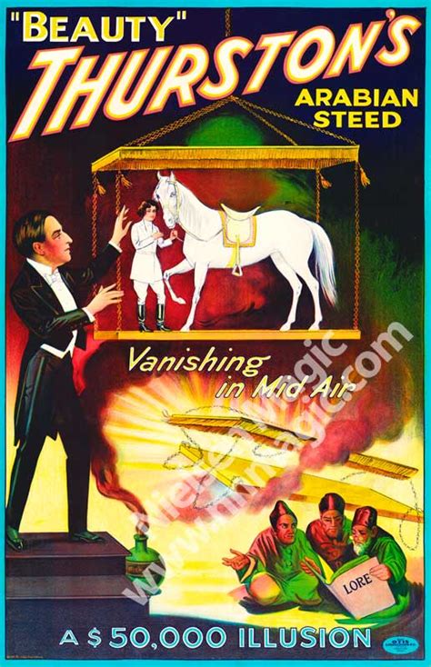 Thurston Vanishing Horse Magic Posters And Magic Products Norm