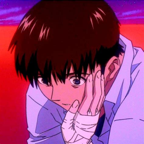 Shinji Ikari Icon Anime Neon Genesis Evangelion Evangelion