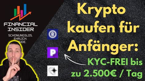 Krypto Kaufen Ohne Kyc Anonym Und Einfach In Den Kryptomarkt