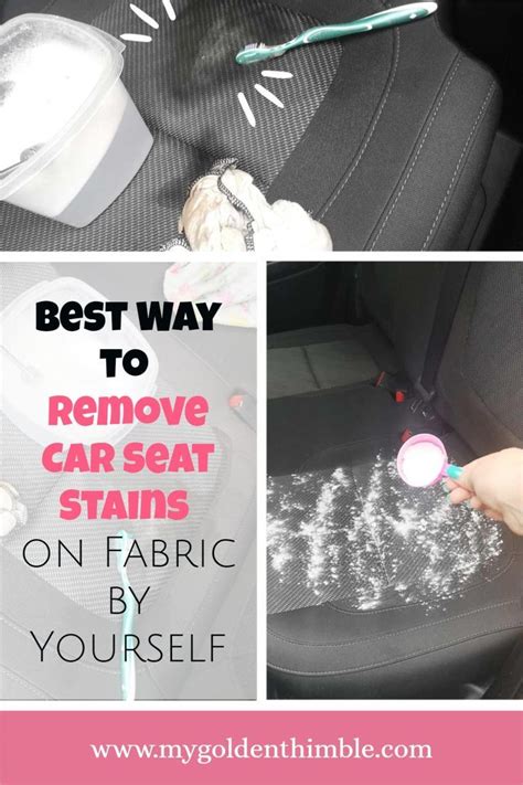 Removing Stains From Car Seat Upholstery