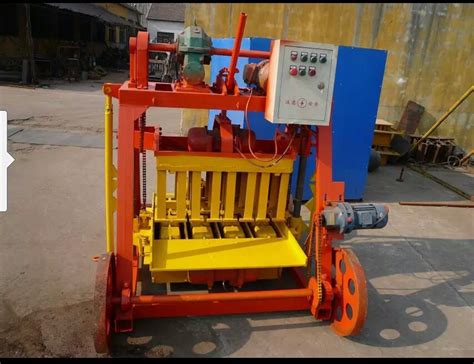 Qmj4 40 Movable Concrete Chb Ccement Brick Block Maker Machine Block