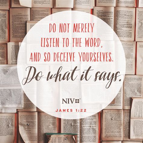 Niv Verse Of The Day James 122